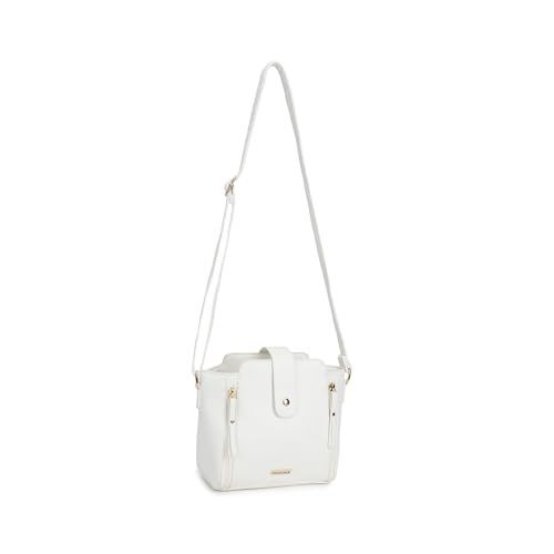 Fastrack Solid Sling Bags for Women, Ladies and Girls | plain Bag for Womens, Ladies and Girls | Made of Premium Faux Leather