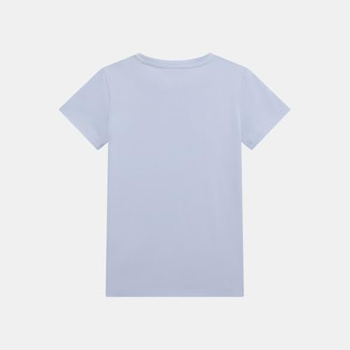 GUESS Astral Pale Blue Cotton Blend Printed T-Shirt