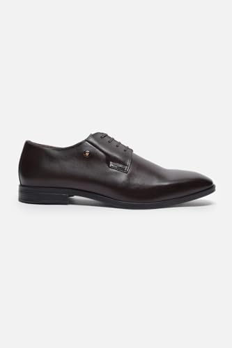 Louis Philippe Men's Brown Formal Shoes Euro- 44