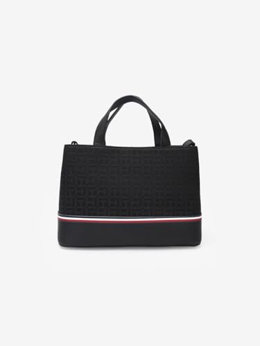 Logo Black Polyester Sling Bag