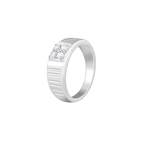 GIVA 925 Silver Monolith Ring For Him, Fixed Size, Indian -17 | Gifts for Men and Boys | With Certificate of Authenticity and 925 Stamp | 6 Months Warranty