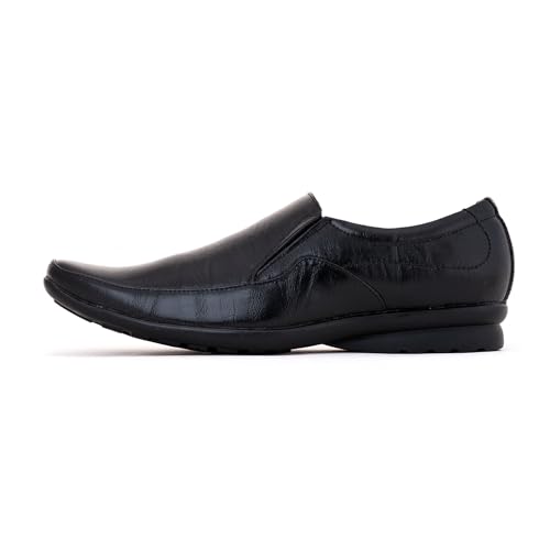 Khadim's Men Black Slip-On Shoe - UK 8