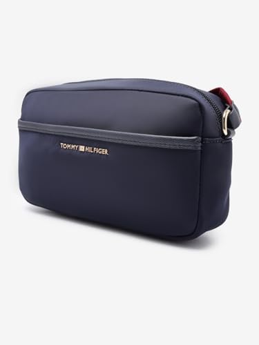 Solid Blue Polyamide Sling Bag
