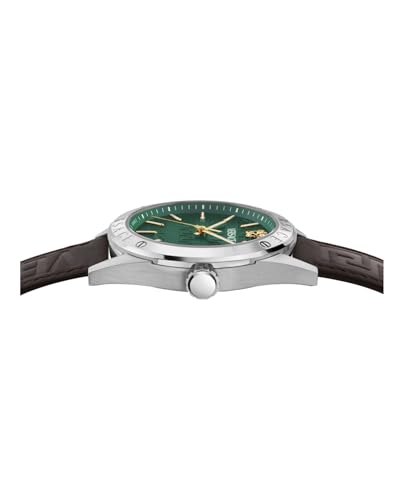 Versace Vekha Athletics 3 Hands 41 mm Green Dial Men Analog Watch- VEKHA0125