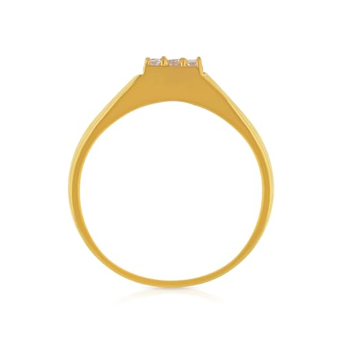 Malabar Gold and Diamonds Gold Ring for Men|Ring for Birthday, Wedding, Anniversary & Valentine's Day Gift