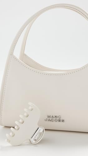 Marc Jacobs Women's The Claw Clip Crossbody Bag, Cotton White, One Size, Bag