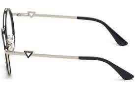 GUESS Black Round Full rim Frames for Women - GU2730 50 001