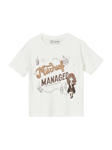 Max Girls Chennile Embroidered T-Shirt(White_9-10 Y)