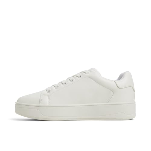 Aldo HALERENNAA-IN148 Ladies White Combo Flat Sneakers