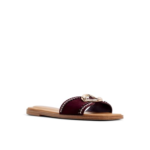 Aldo BIGGINA Maroon Ladies Flat Sandals