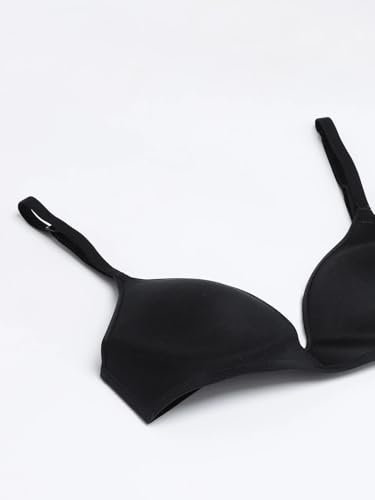 Calvin Klein underwear Half Coverage Lightly Padded Non-Wired Bra Black