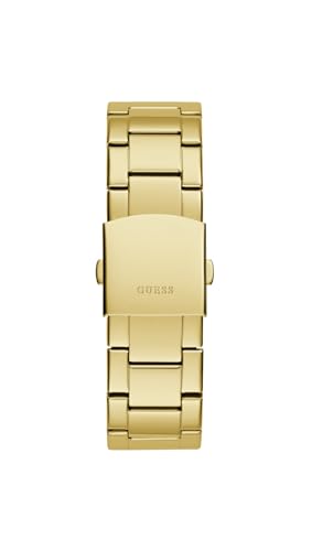 GUESS Stainless Steel Analog Blue Dial Men's Watch-Gw0718G2, Band Color-Gold