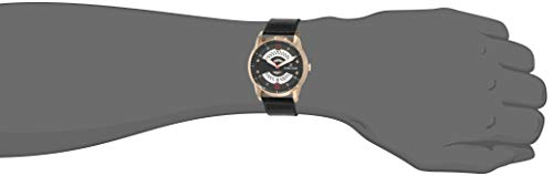 Daniel Klein Leather Analog Black Dial Men's Watch-Dk12155-2