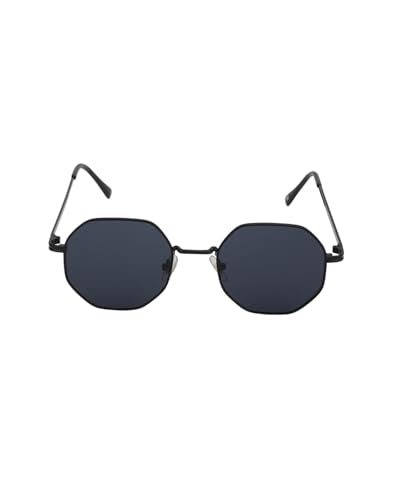 Carlton London Black Toned with UV Protected Lens Rectangle Sunglass for unisex