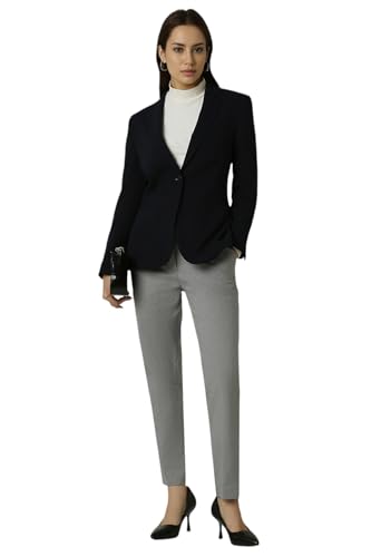 Van Heusen Women's Blazer (VWKZFRGPT79008_Navy