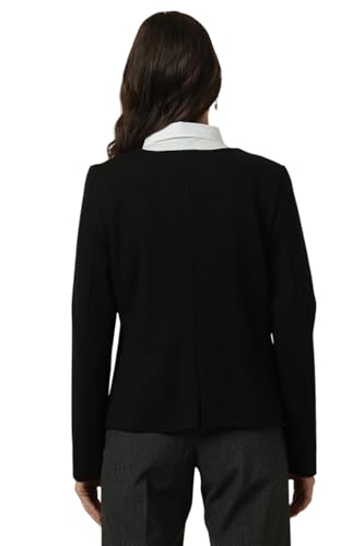 Allen Solly Women's Blazer (AHBZARGH078074_Black