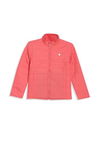 Allen Solly Girl's A-Line Coat (AGJKERGFC42406_Peach