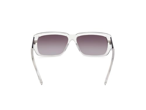 Guess 100% UV protecetd | Mirrored | Large | Full Rim | Rectangular | Frame: White | Lens: Blue