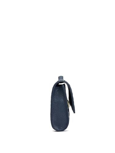 Da Milano Genuine Leather Blue Clutch (Small)