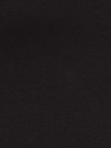 Max Women Solid Fit & Flare Dress (Black_L)