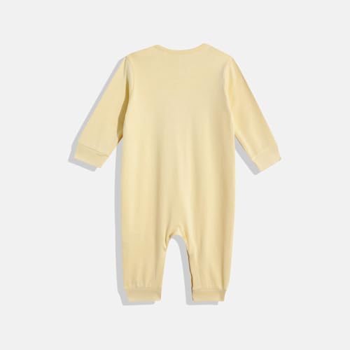 Mothercare Unisex Cozy Animals Printed Full Sleeve All-In-One - Pack of 2 - Yellow/Green