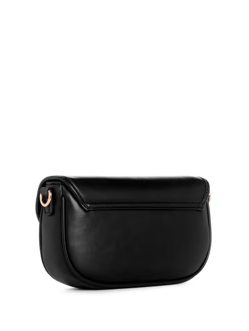Guess Women's Black Solid Crossbody Bag| Ladies Purse Handbags | Gift For Ladies