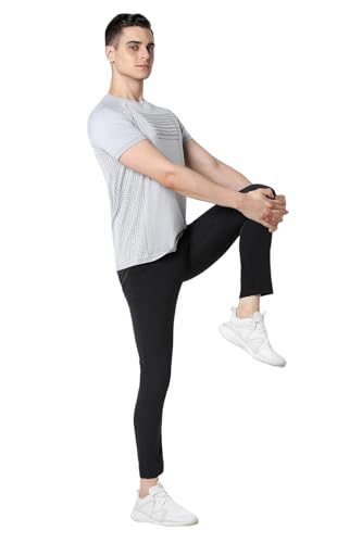 Van Heusen Men's Slim Fit T-Shirt (VFKCAATFD69751_Grey