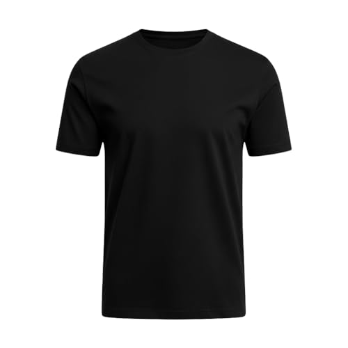 Khakey Men's Round Neck Half Sleeve 100% Cotton Tshirt|Men Solid T-Shirt Combo|Pack of 3