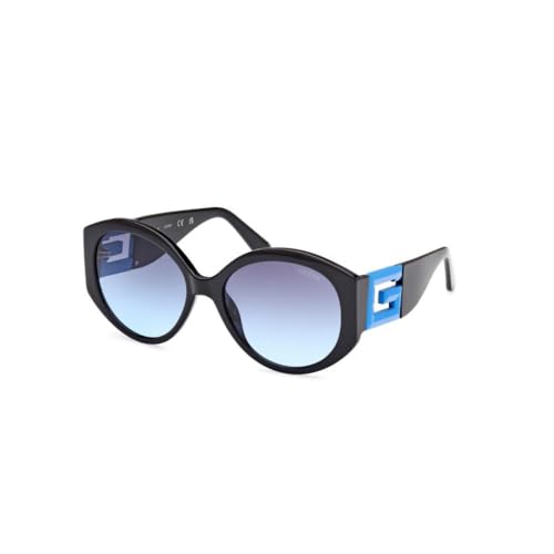 Guess 100% UV protecetd | Gradient | Large | Full Rim | Oval | Frame: Black | Lens: Blue