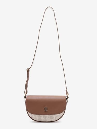 Logo Beige Pvc Sling Bag