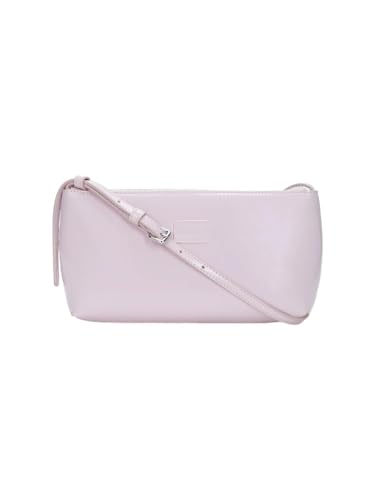 Solid Light-Pink Polyurethane Tote Bag