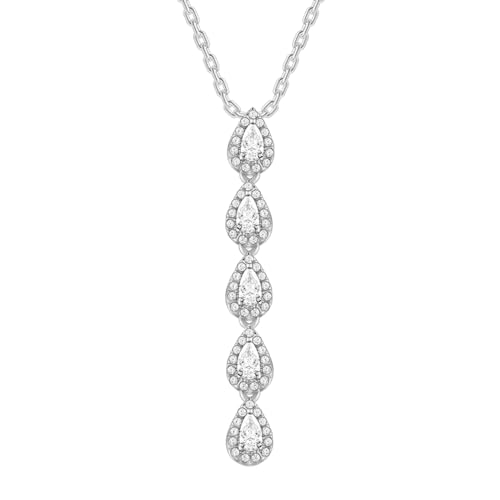 GIVA 925 Silver Twilight Sparkle Pendant with Link Chain| Necklace to Gift Women & Girls | With Certificate of Authenticity and 925 Stamp | 6 Months Warranty