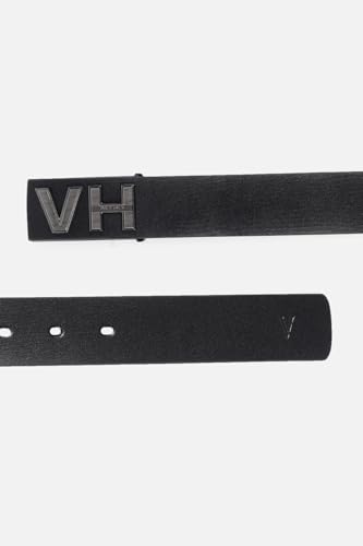 Men Black Solid Formal Belt