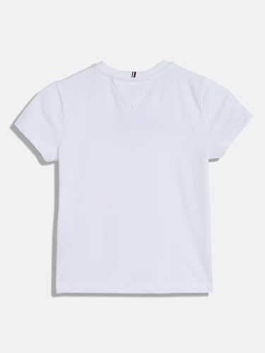 Girls Logo Regular-Fit Cotton T-Shirt White