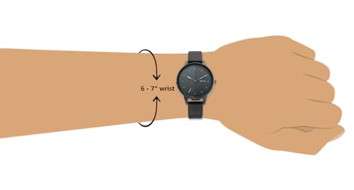 Titan Women's Precision Simplicity Analog Watch: Black Gradient Dial with Leather Strap-NS2648NL01/NT2648NL01