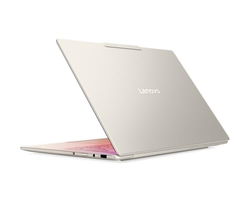 Lenovo Yoga Slim 7 Smartchoice Aura Edition Intel Evo Core Ultra 7 256V (16GB RAM/512GB SSD/14 (35.5cm)/WUXGA OLED/Copilot+ PC/Windows 11/MSO 365 Basic+Office 24/Seashell/1.19Kg), 83JX00H2IN AI Laptop