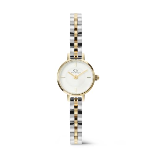 Daniel Wellington Petite Round 19mm White Dial Analog Women Watch - DW00100923K