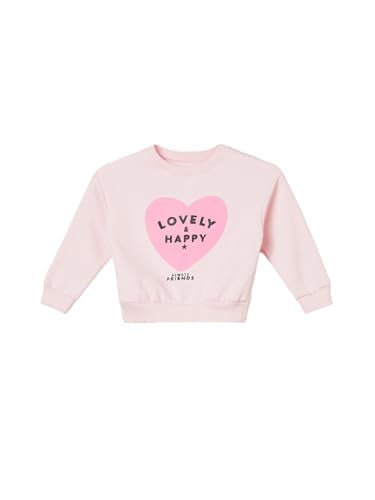 Max Girls Printed Sweatshirt (Pink_6-8 Y)