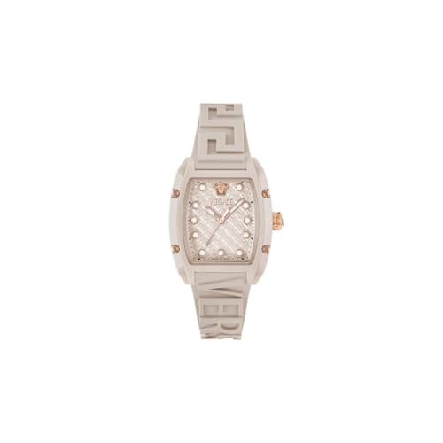 Versace Analog White Dial Women's Watch-VE0N00225