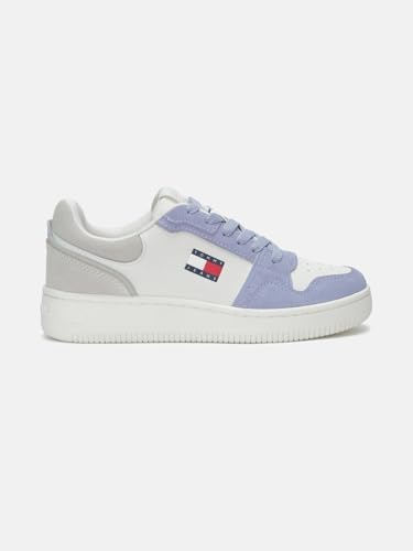 Colorblock Blue Suede Sneakers