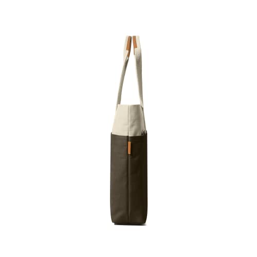 DailyObjects Ivory - Clove All Time Canvas Tote Bag, Spacious, Stylish, Sturdy, Zippered Compartment, Fits Laptops Of Up To 13 Inches - Unisex-Adult