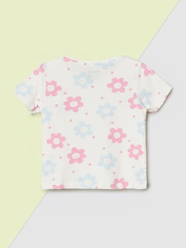 Max Girls Printed T-Shirt - Pack of 3 (Multicolour_12-18 M)