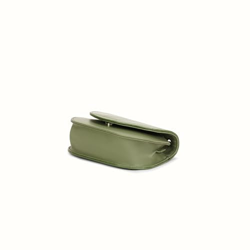 Caprese Edema Medium Sling Bag for Women with Adjustable Strap for Comfortable Wear | Flap with Magnetic Button Closure | Versatile Handbag for Everyday Use, Travel, & Special Occasions (Bottle Green)