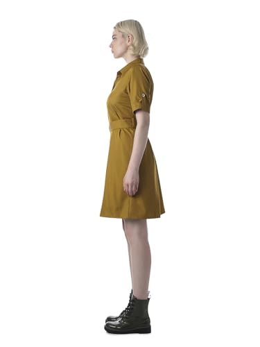 ONLY Women's Polyester Mini Shirt Dress with Belt (9020998- Tapenade