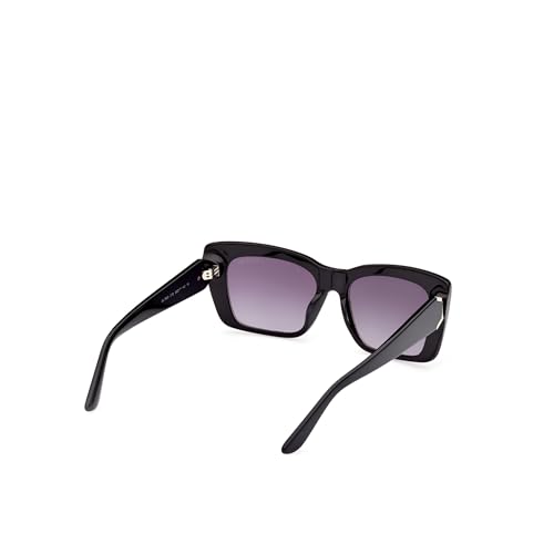GUESS Womens Guess Sunglass Sunglasses, Black, 55
