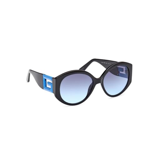 Guess 100% UV protecetd | Gradient | Large | Full Rim | Oval | Frame: Black | Lens: Blue