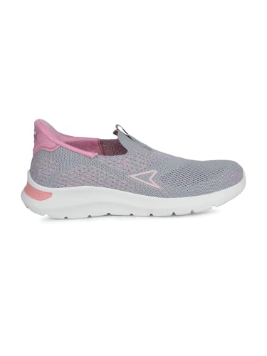 Power Women Slip On Sports Shoes - Grey (6Uk)