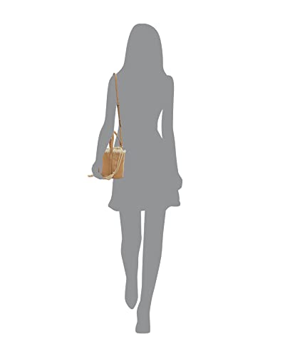 Lucky Brand Toni Leather Satchel, Tan Multi, One Size