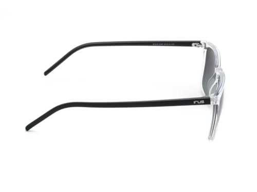 IRUS Men Rectangular sunglasses | 100% UV protection and polarized | Small Size | Green Polarized Tri Acetate Cellulose lens
