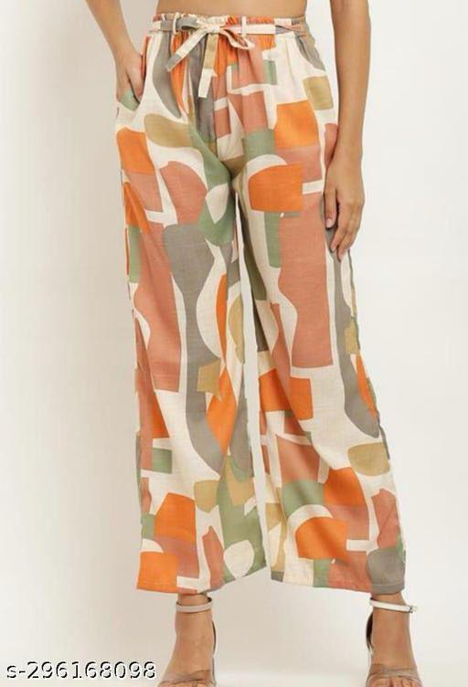 Abstract Cotton Co Ord Set(Comes With Belt)